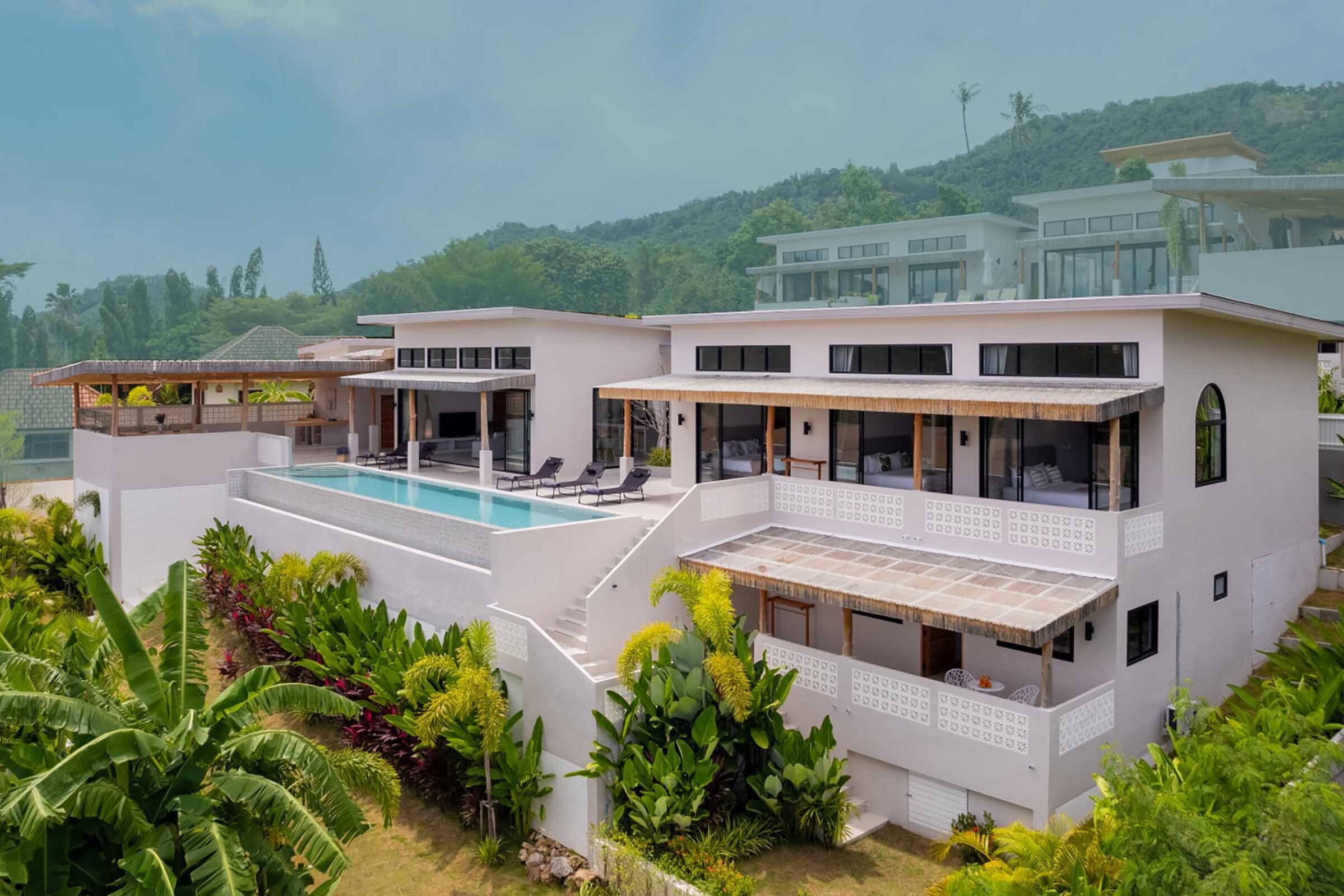 Extra-large villa in a natural setting with bohemian contemporary design in Namuang, Koh Samui