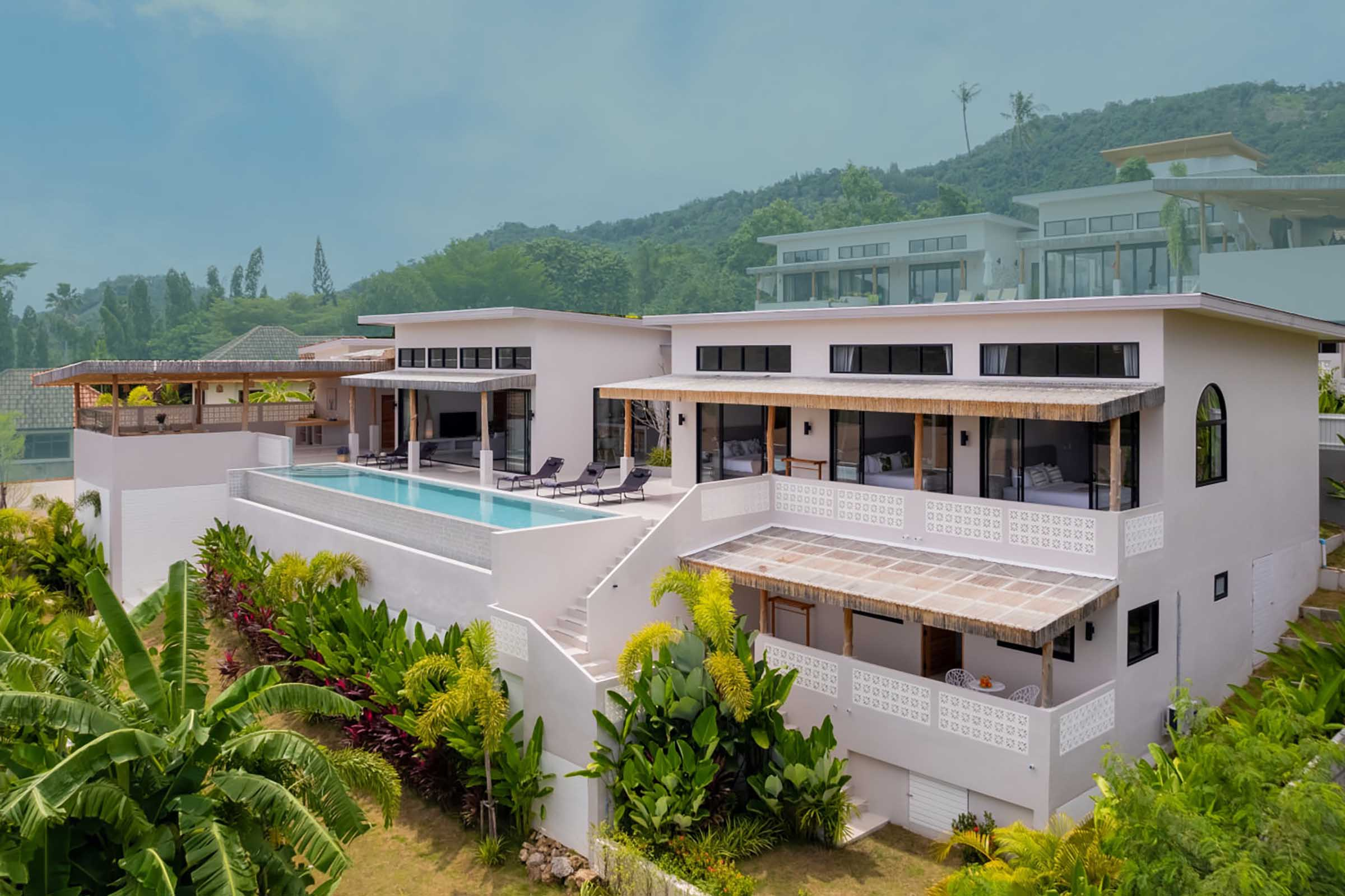 Extra-large villa in a natural setting with bohemian contemporary design in Namuang, Koh Samui